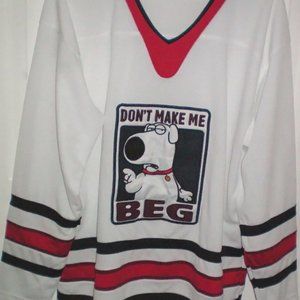 Family Guy Brian the Dog Don't Make Me Beg Hockey